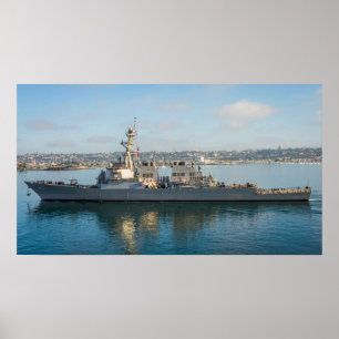 USS Benfold (DDG 65) Poster