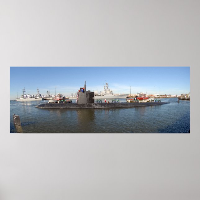 USS Boise (SSN 764) Poster (Front)