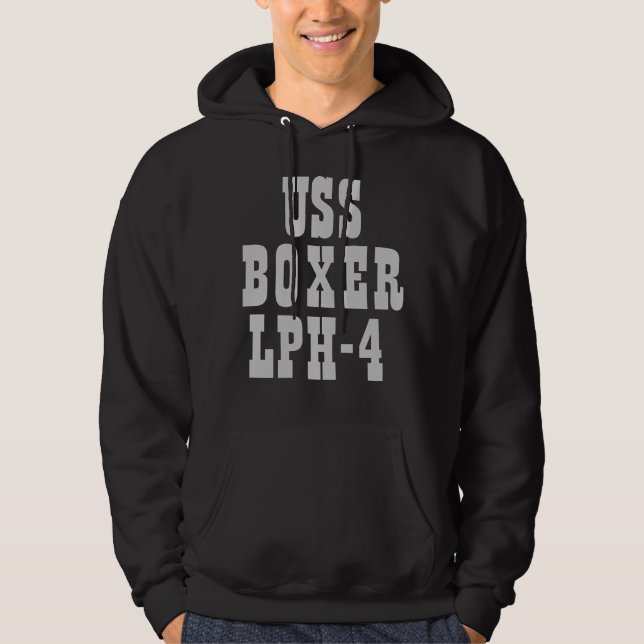 USS BOXER (LPH-4) HOODIE (Front)