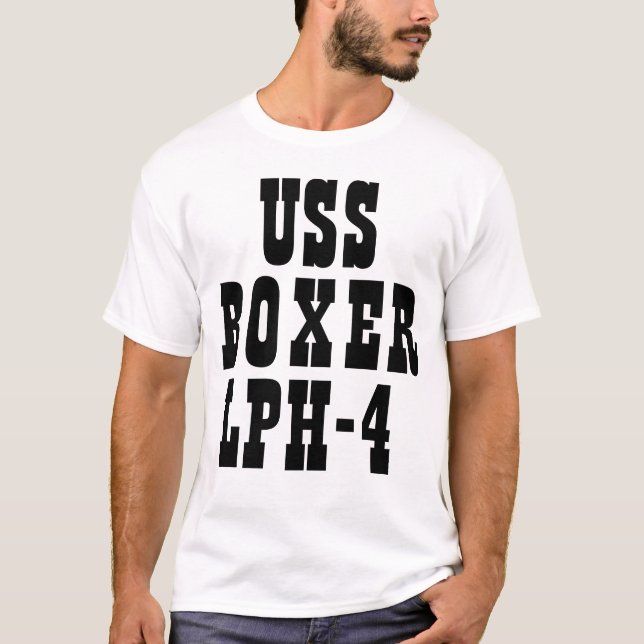 USS BOXER (LPH-4) T-Shirt (Front)