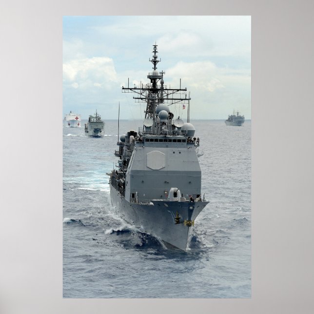 USS Cape St. George (CG 71) Poster (Front)