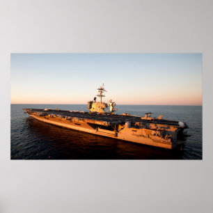 USS Carl Visnon (CVN 70) Poster