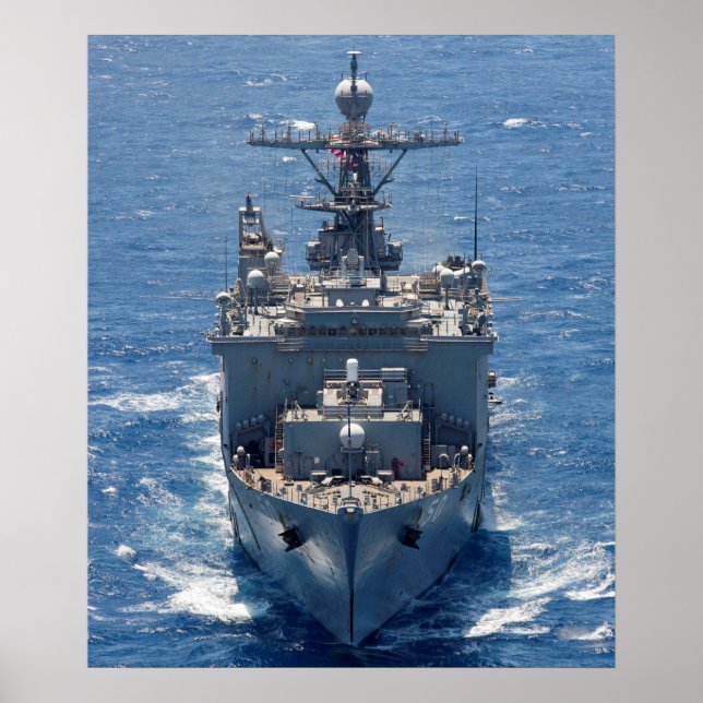 USS Carter Hall (LSD 50) Poster (Front)