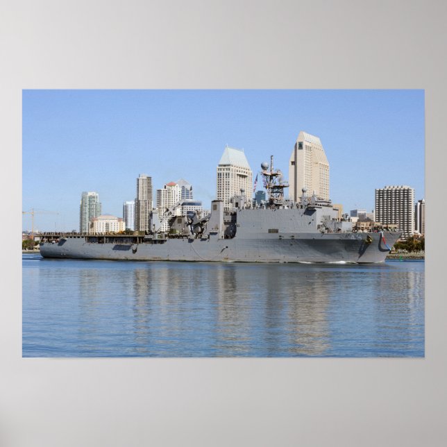 USS Comstock (LSD 45) Poster (Front)