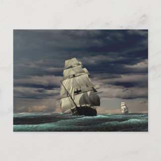 USS Congress Postcard