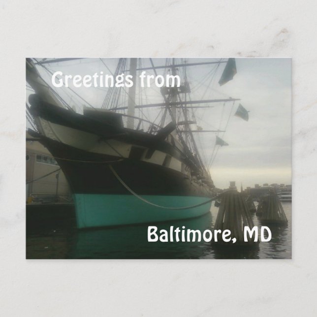 USS Constellation Postcard (Front)