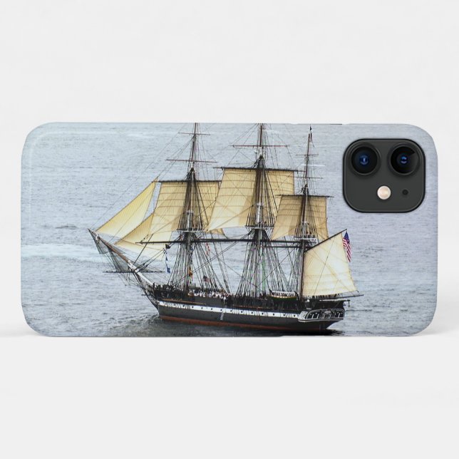 USS Constitution at Full Mask Case-Mate iPhone Case (Back (Horizontal))