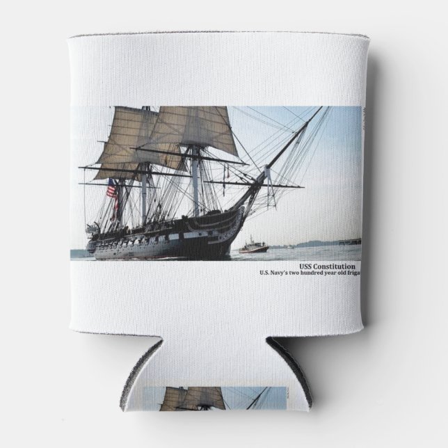 USS Constitution Can Cooler (Front)