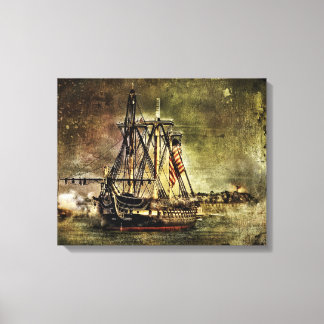 USS CONSTITUTION CANVAS PRINT