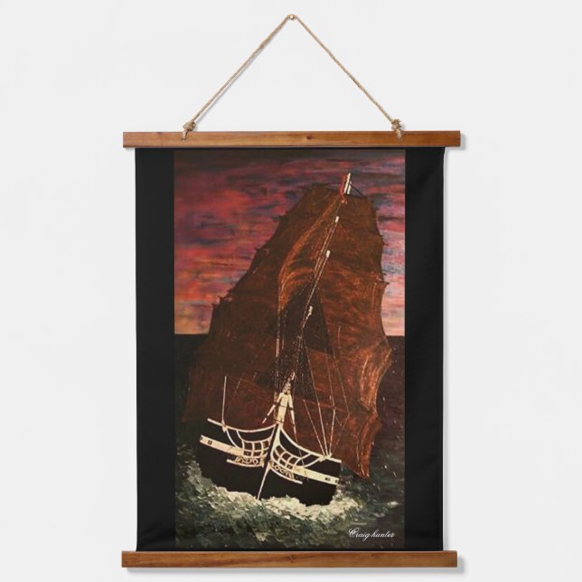 Uss CONSTITUTION  Hanging Tapestry (Front)