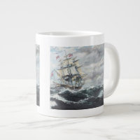 USS Constitution heads for HM Frigate Guerriere