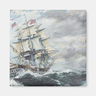 USS Constitution heads for HM Frigate Guerriere Magnet