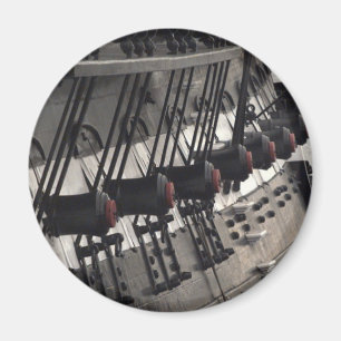 USS Constitution Starboard Cannons Magnet