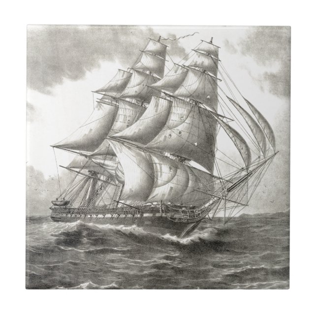 USS Constitution Tile (Front)