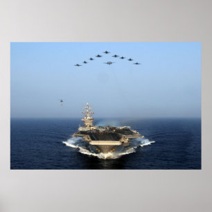 USS Dwight D. Eisenhower (CVN 69) Poster