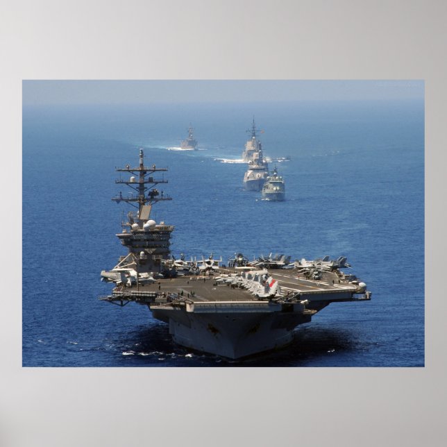 USS Dwight D. Eisenhower Poster (Front)
