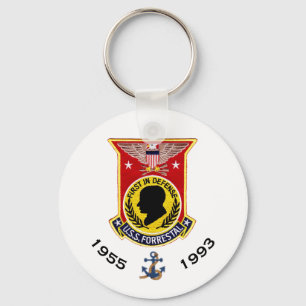 USS FORRESTAL CV-49 CARRIER KEYCHAIN