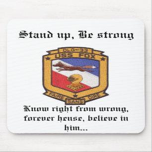 USS FOX Mouse pad