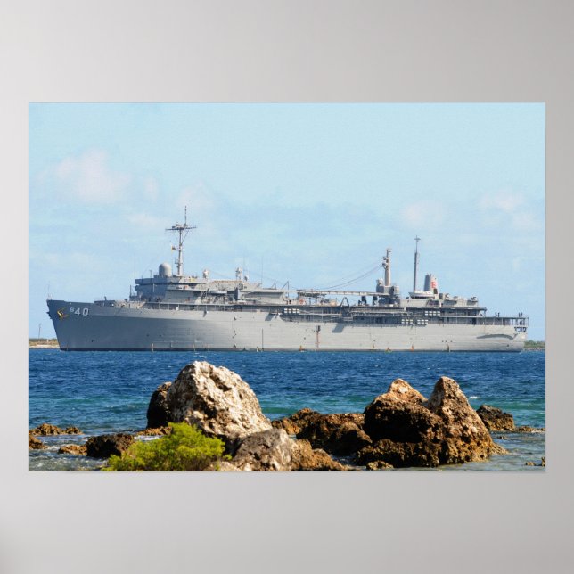 USS Frank Cable (AS 40) Poster (Front)