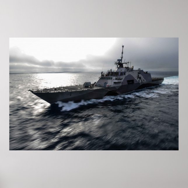 USS Freedom (LCS 1) Poster (Front)