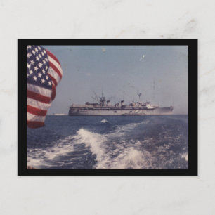 USS Fulton AS-11 Postcard