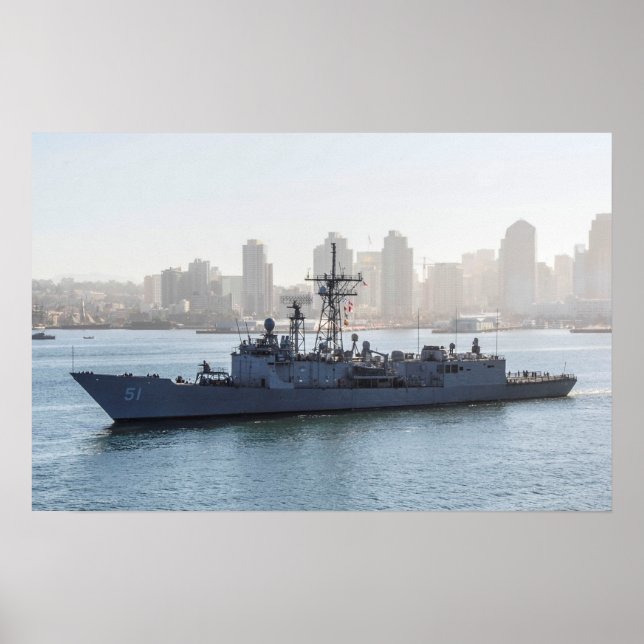 USS Gary (FFG 51) Poster (Front)