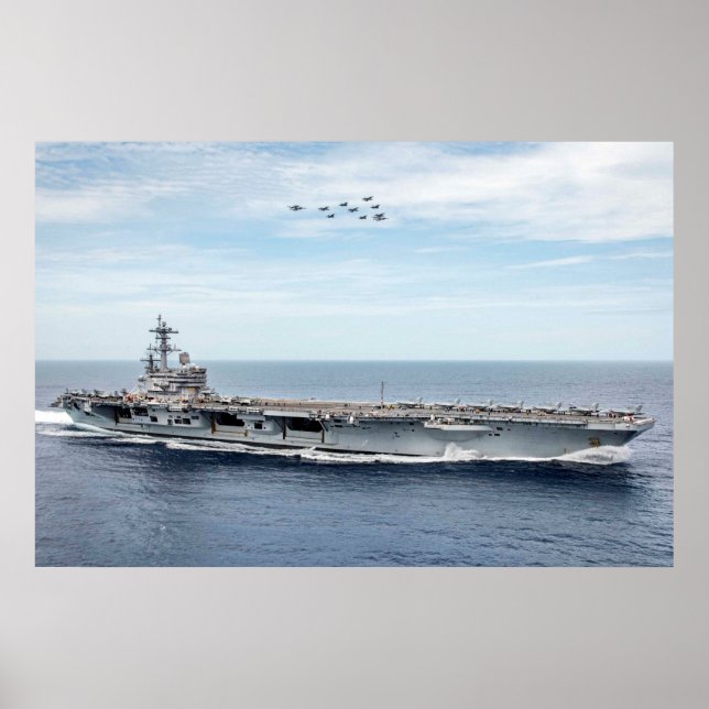 USS George H.W. Bush (CVN 77) Poster (Front)
