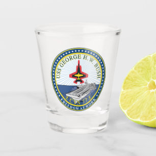USS George H.W. Bush (CVN-77) Shot Glass