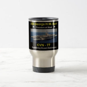 USS George H.W. Bush (CVN-77) Travel Mug