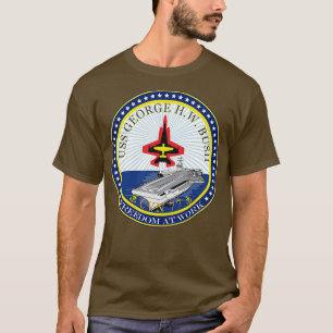 USS George HW Bush CVN77 wo Txt T-Shirt