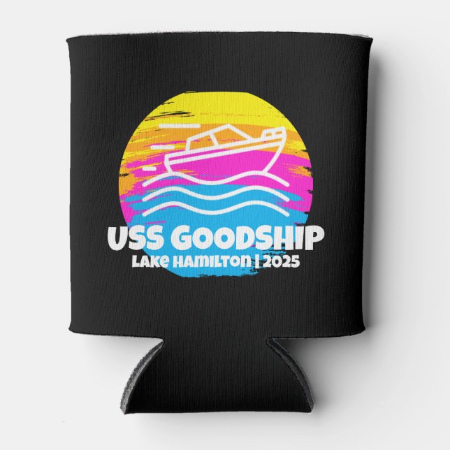 USS Goodship Can Cooler (Front)