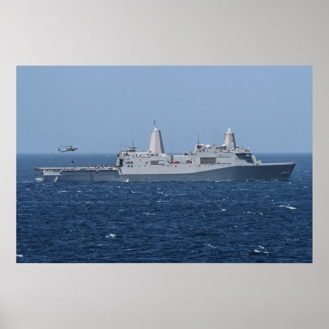 USS Green Bay (LPD 20) Poster (Front)