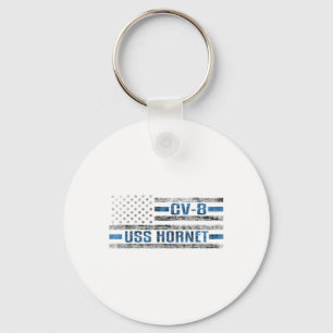 Uss Hornet Wwii Aircraft Carrier Cv-8 Us Army Key Ring