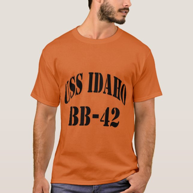 USS IDAHO BB42 SHIPS STORE T-Shirt (Front)