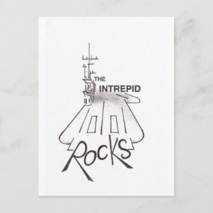 USS INTREPID post card