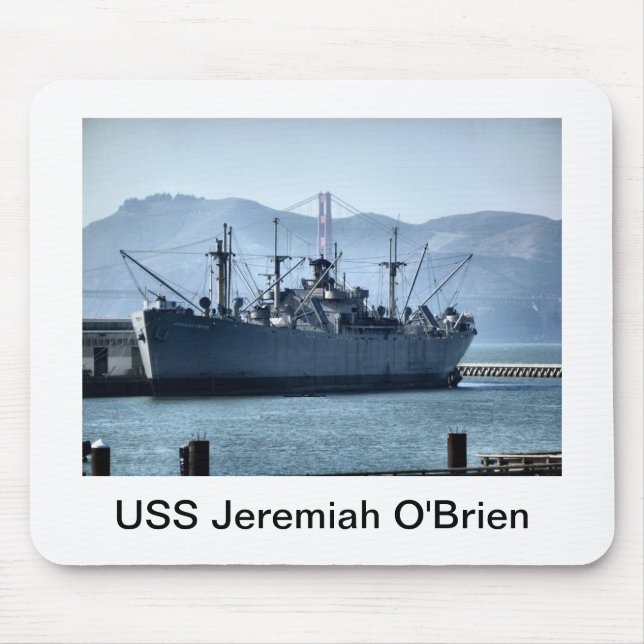 USS Jeremiah O'Brien Mouse Pad (Front)