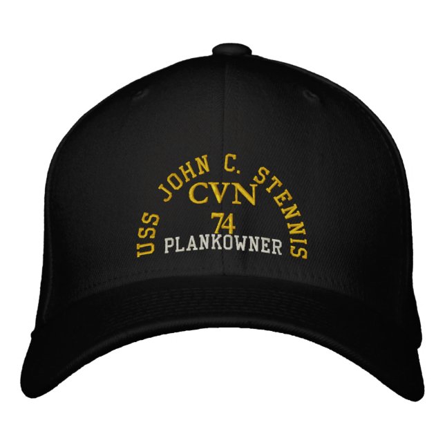 USS JOHN C. STENNIS, CVN 74, EMBROIDERED HAT (Front)
