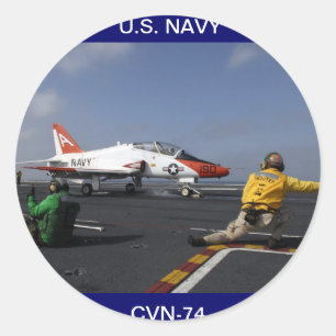 USS John C Stennis Flightdeck Sticker