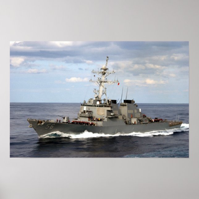 USS John S. McCain (DDG 56) Poster (Front)