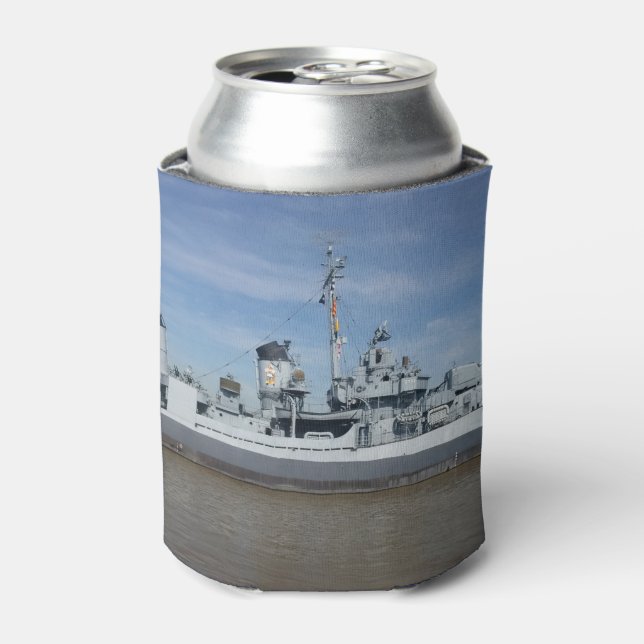 USS KIDD DD 661 Can Cooler (Can Front)