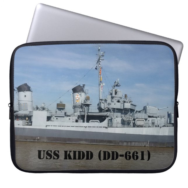 USS KIDD DD 661 Laptop Sleeve (Front)
