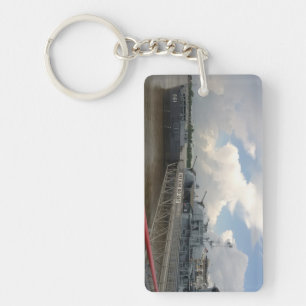 USS KIDD Double Sided Key Chain