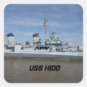 USS KIDD stickers