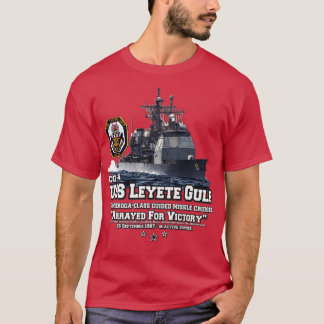 USS Leyte Gulf CG55 Navy Cruiser T-Shirt