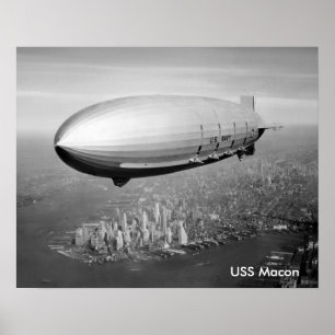 USS Macon poster 16"x20"