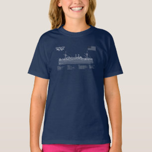 USS Maine - Ship Blueprint Plans ABD T-Shirt