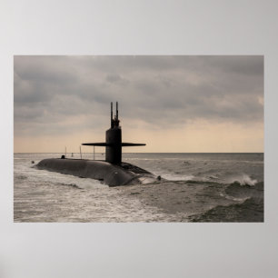 USS Maryland (SSBN 738) Poster