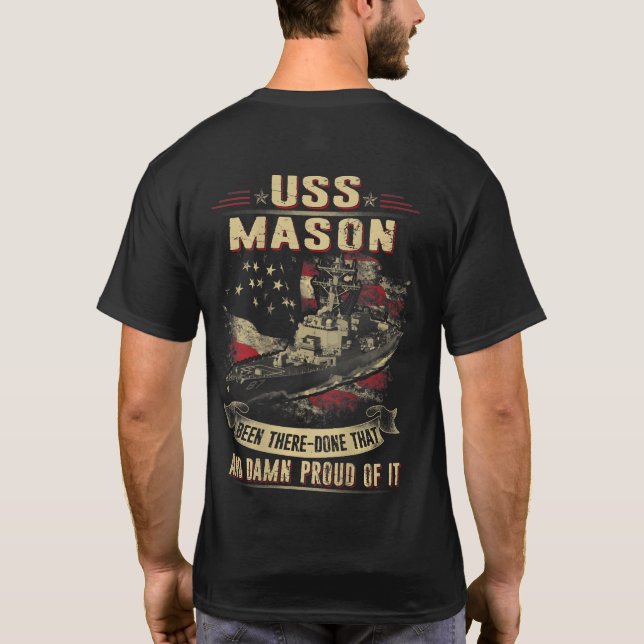 USS Mason (DDG-87) T-Shirt (Back)