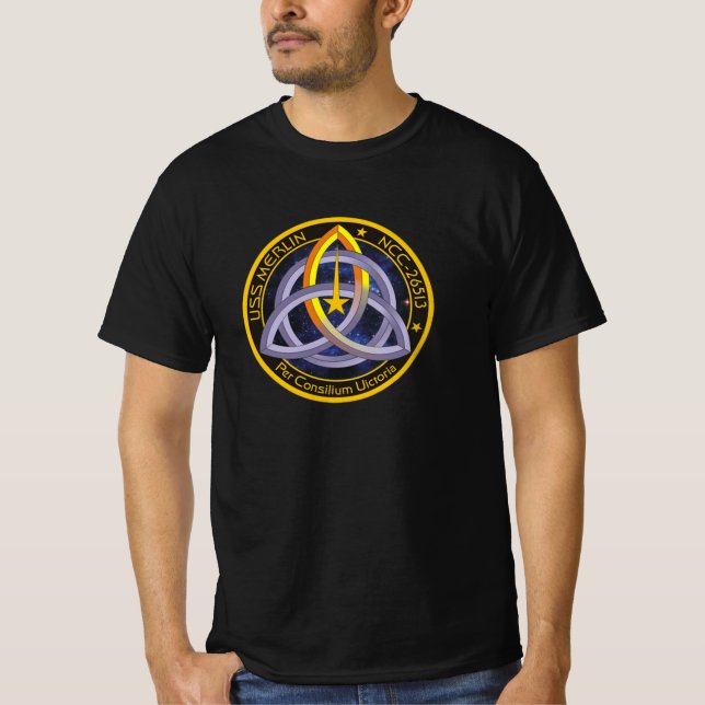 USS Merlin Logo T-shirt (Front)
