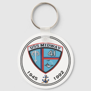 USS MIDWAY CV-41 CARRIER KEYCHAIN